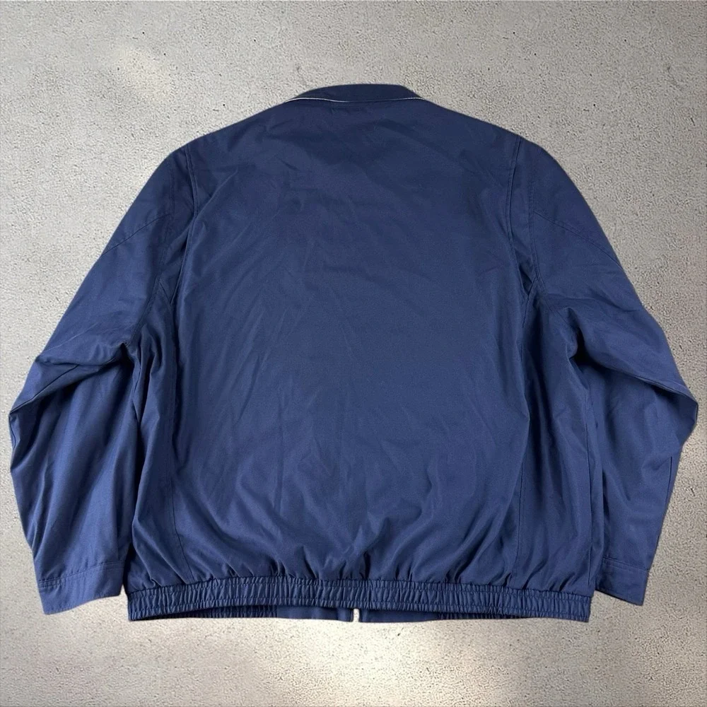 Polo Ralph Lauren‎ Harringtons Bomber Jacket Mens 4XLT Blue Plaid Lined Vintage